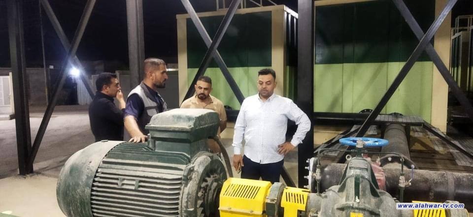 مدير ماء ذي قار يتفقد المشاريع والمحطات المائية في ناحية " العكيكة "